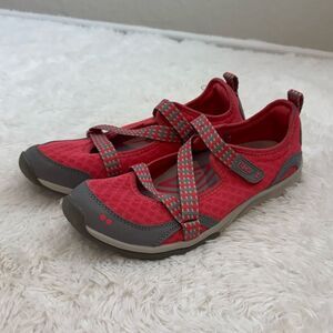 Ryka Kailee Mary Jane Slip On Sneakers Size 8.5 Pink/Gray